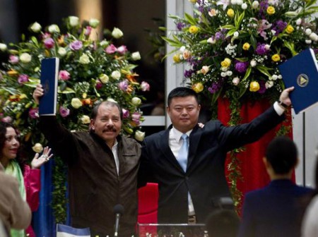 GRAN CANAL DE NICARAGUA : Giugno 2014:alcune foto degli incontri istituzionali per il mandato operativo al Console Moreno Gabrielli da parte di Paul Oquisit Kelley, Segretario generale esecutivo